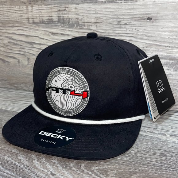 GMC AT4 Topo 3D Classic Rope Hat- Black/ White - Picture 3 of 4